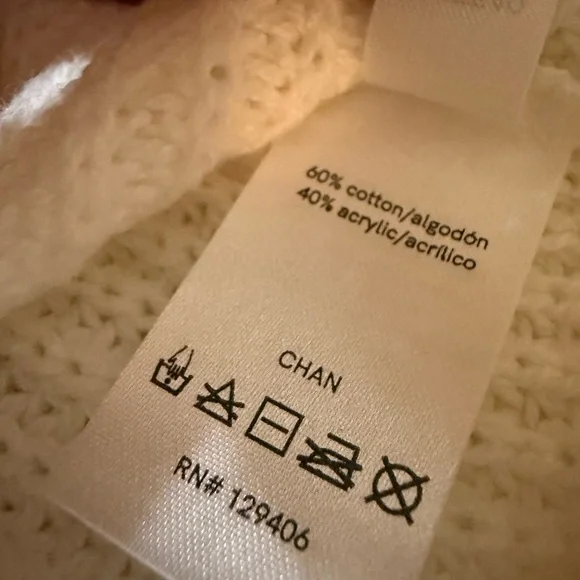 VENUS Cream Cowl Neck Sweater with Textured Sleeves - Picture 8 of 14